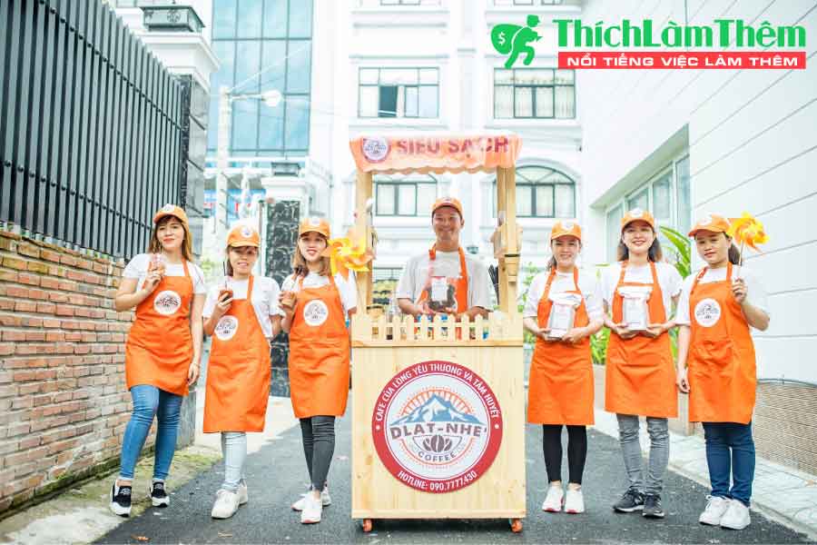 Tuyển nhân viên bán hàng Coffee Ca 6h – 8h hoặc 8h – 10h tại Dlat-nhe’ coffee Tuyển nhân viên bán hàng Coffee Ca 6h – 8h hoặc 8h – 10h tại Dlat-nhe’ coffee