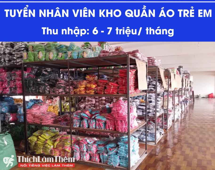 Tuyển nhân viên kho – Shop Thời Trang Trẻ Em Tuyển nhân viên kho – Shop Thời Trang Trẻ Em