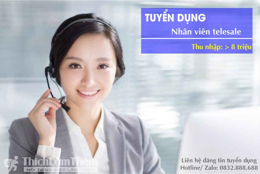 Tuyển nhân viên telesale – Công ty online Tuyển nhân viên telesale – Công ty online