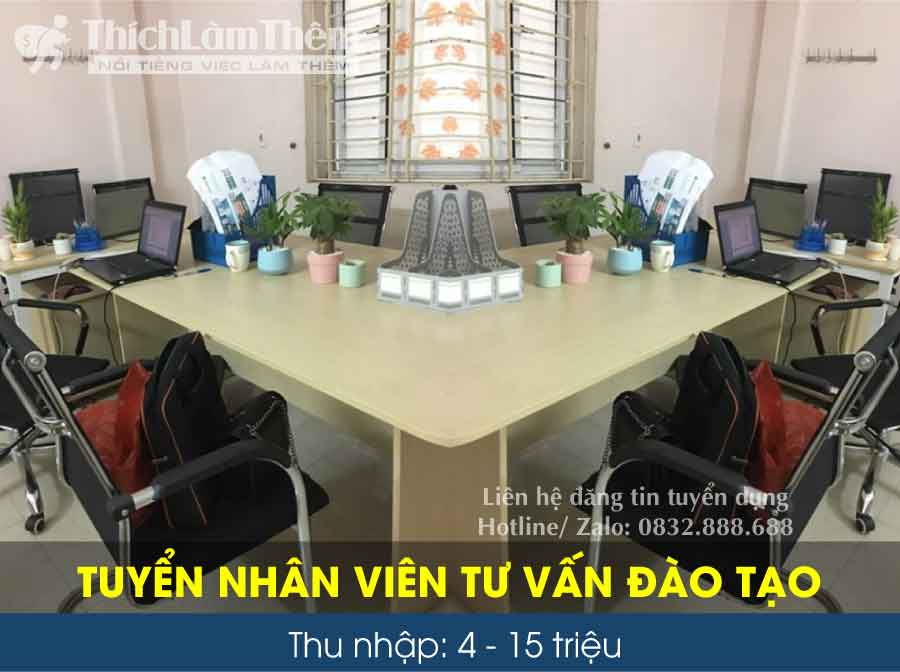 Tuyển nhân viên tư vấn đào tạo – Văn phòng đào tạo Tuyển nhân viên tư vấn đào tạo – Văn phòng đào tạo