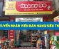 Tuyển nhân viên bán hàng – Cửa hàng tự chọn Happy Bo Mart Tuyển nhân viên bán hàng – Cửa hàng tự chọn Happy Bo Mart