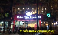 Tuyển nhân viên phục vụ – Bún Bò Huế 65 Tuyển nhân viên phục vụ – Bún Bò Huế 65