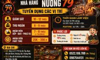 Tuyển giám sát, thu ngân, bếp, pha chế, phục vụ – parttime fulltime