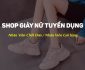 Tuyển nhân viên chốt đơn, đóng gói – Shop Giày Nữ Tuyển nhân viên chốt đơn, đóng gói – Shop Giày Nữ