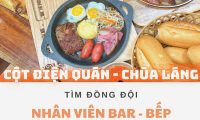 Tuyển nhân viên phục vụ, pha chế, bếp – Cột Điện Quán Tuyển nhân viên phục vụ, pha chế, bếp – Cột Điện Quán