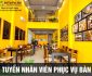Tuyển nhân viên chạy bàn hàng ăn văn phòng có thể tự đăng ký khung giờ Tuyển nhân viên chạy bàn hàng ăn văn phòng có thể tự đăng ký khung giờ