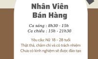 Tuyển nhân viên bán hàng – Thời trang nữ Rita Tuyển nhân viên bán hàng – Thời trang nữ Rita