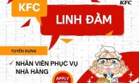 KFC Linh Đàm tuyển nhân viên phục vụ bàn KFC Linh Đàm tuyển nhân viên phục vụ bàn