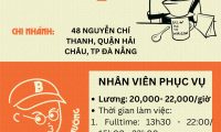 Tuyển nhân viên phục vụ – Chú Bi quán nướng Tuyển nhân viên phục vụ – Chú Bi quán nướng