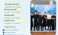Tuyển nhân viên phục vụ bàn, phụ bếp Tuyển nhân viên phục vụ bàn, phụ bếp