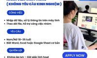 Tuyển nhân viên văn phòng làm việc trên máy tính Tuyển nhân viên văn phòng làm việc trên máy tính