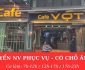 Tuyển nhân viên phục vụ bàn, pha chế cafe – có chỗ ăn ở Tuyển nhân viên phục vụ bàn, pha chế cafe – có chỗ ăn ở