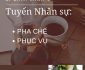 Tuyển nhân viên phục vụ, pha chế – An Hội Coffee Tuyển nhân viên phục vụ, pha chế – An Hội Coffee
