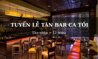 Tuyển nhân viên lễ tân quán bar ca tối Tuyển nhân viên lễ tân quán bar ca tối