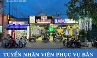 Tuyển nhân viên phục vụ bàn parttime