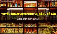 Tuyển sinh viên nữ phục vụ, lễ tân ca tối – Janpanese Lounge _ Bar Nhật Tuyển sinh viên nữ phục vụ, lễ tân ca tối – Janpanese Lounge _ Bar Nhật