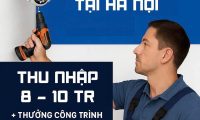 Tuyển kỹ thuật viên lắp đặt & sửa chữa thiết bị IT, hệ thống camera và mạng nội bộ.