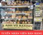 Tuyển nhân viên bán hàng – Anh Vũ Bakery