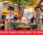 Tuyển nhân viên phục vụ bàn