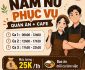 Tuyển nhân viên phục vụ part time – Tiệm ăn cô Hòa