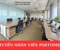 Tuyển nhân viên văn phòng part time