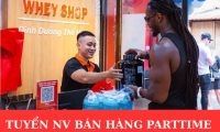 Tuyển nhân viên bán hàng parttime