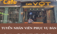 Tuyển nhân viên phục vụ bàn parttime