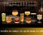 Tuyển nhân viên phục vụ bàn ca tối lương cao