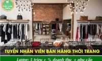 Tuyển nhân viên bán hàng – Shop thời trang Tuyển nhân viên bán hàng – Shop thời trang