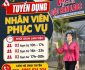 Tuyển nhân viên phục vụ bàn parttime