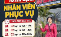 Tuyển nhân viên phục vụ bàn parttime