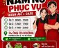Tuyển nhân viên phục vụ parttime