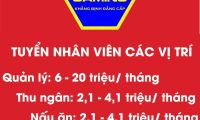 Tuyển nhân viên quản lý, thu ngân, nấu ăn – Quán Apex game Tuyển nhân viên quản lý, thu ngân, nấu ăn – Quán Apex game
