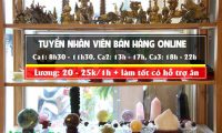 Tuyển nhân viên bán hàng online – Cửa hàng đá phong thủy Tuyển nhân viên bán hàng online – Cửa hàng đá phong thủy