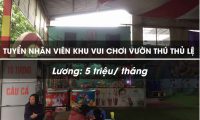 Tuyển nhân viên bán hàng – Khu vui chơi Vườn Thú Thủ Lệ Tuyển nhân viên bán hàng – Khu vui chơi Vườn Thú Thủ Lệ