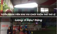 Tuyển nhân viên bán hàng – Khu vui chơi Vườn Thú Thủ Lệ Tuyển nhân viên bán hàng – Khu vui chơi Vườn Thú Thủ Lệ