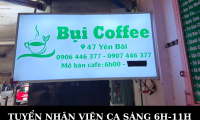 Tuyển nhân viên phục vụ – Bụi Coffee Tuyển nhân viên phục vụ – Bụi Coffee