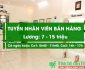Tuyển nhân viên bán hàng – Shop mỹ phẩm Naris Bà Triệu Tuyển nhân viên bán hàng – Shop mỹ phẩm Naris Bà Triệu