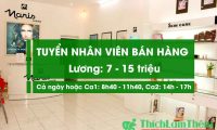 Tuyển nhân viên bán hàng – Shop mỹ phẩm Naris Bà Triệu Tuyển nhân viên bán hàng – Shop mỹ phẩm Naris Bà Triệu