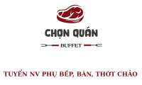 Tuyển nhân viên phụ bếp, bàn, thớt chảo