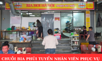 Tuyển nhân viên phục vụ – Chuỗi Nghiện Bia Phủi