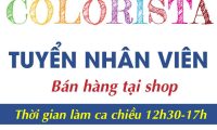 Tuyển nhân viên bán hàng – Shop thời trang trẻ em Colorista Tuyển nhân viên bán hàng – Shop thời trang trẻ em Colorista