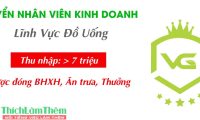 Tuyển nhân viên kinh doanh – Công ty QL ĐT SXTM &XNK VIETGREEN Tuyển nhân viên kinh doanh – Công ty QL ĐT SXTM &XNK VIETGREEN