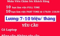 Tuyển nhân viên chăm sóc khách hàng – Công ty Land Việt Tuyển nhân viên chăm sóc khách hàng – Công ty Land Việt