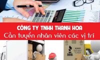 Tuyển nhân viên nhiều vị trí – Cty TNHH THANH HOA Tuyển nhân viên nhiều vị trí – Cty TNHH THANH HOA