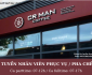 Tuyển nhân viên phục vụ, pha chế – CR Man Cafe Tuyển nhân viên phục vụ, pha chế – CR Man Cafe