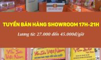 Tuyển sinh viên bán hàng Showroom yến sào 17h-21h Tuyển sinh viên bán hàng Showroom yến sào 17h-21h