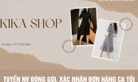 Tuyển nhân viên đóng gói, xác nhận đơn hàng parttime Tuyển nhân viên đóng gói, xác nhận đơn hàng parttime