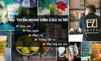 Tuyển nhân viên nhiều vị trí – Quán Ezi Coffee Tuyển nhân viên nhiều vị trí – Quán Ezi Coffee