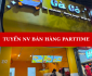 Tuyển nhân viên bán hàng parttime